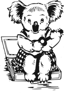 Image of Blinky Bill by Dorothy Wall (1894-1942) from a postcard